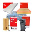 Kit 4 Filtros Amarok V6 3.0 2022 acima