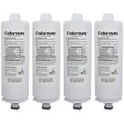 Kit 4 Filtros Refil Colormaq Purificador Acqua e Linha Pro
