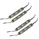 Kit 4 Fita Led Para Placa Bau Fita 3 Leds Universal 12v Kit 4 Fita Led Para Placa Bau Fita 3 Leds Universal 12v