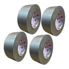 Kit 4 Fita Silver Tape Cinza 50mm X 50mt Eurocel Tpl201 Kit 4 Fita Silver Tape Cinza 50mm X 50mt Eurocel Tpl201