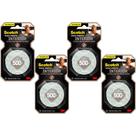 Kit 4 Fitas Dupla Face Fixa Forte Espuma 3m 12mm X 1.5m Kit 4 Fitas Dupla Face Fixa Forte Espuma 3m 12mm X 1.5m