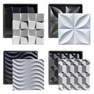 Kit 4 Formas 3D Gesso e Cimento ABS 40x40cm