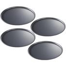 Kit 4 Formas Antiaderente Pizza 36cm Teflon Quality House