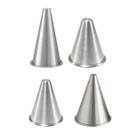 Kit 4 Formas Cone Alumínio p/ Velas 5x13, 6x8, 5x8, 5x6 Kit 4 Formas Cone Alumínio p/ Velas 5x13, 6x8, 5x8, 5x6