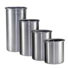 Kit 4 Formas de Alumínio Cilíndrico N7 para Velas Artesanais