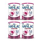 Kit 4 Fórmula Infantil Nanlac Comfor 800g Cada