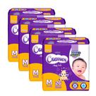 Kit 4 Fralda Cremer Magic Care Tamanho M Pacote Jumbo 26 Unidades Descartáveis