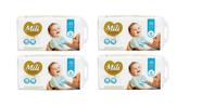 Kit 4 Fralda Infantil Love & Care G Mega 48 Unidades - Mili