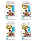 Kit 4 Fralda Infantil Love & Care XG Mega 44 Unidades - Mili