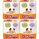 KIT 4 Fralda Pom Pom Derma Protek Jumbo Tamanho XXG 18 unidades
