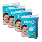 KIT 4 FRALDAS CAPRICHO BABY EG / 70 = 280 un