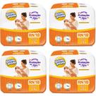 Kit 4 Fraldas Infantil Pom Pom Jumbinho Tamanho RN C/ 18 Un