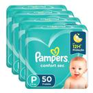 KIT 4 FRALDAS PAMPERS CONFORT SEC MEGA P/50 = 200un KIT 4 FRALDAS PAMPERS CONFORT SEC MEGA P/50 = 200un