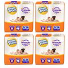KIT 4 Fraldas Pom pom Derma Protek Jumbo Tamanho G 24 unidades