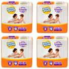 KIT 4 Fraldas Pom Pom Derma Protek Mega Tamanho XXG C/ 30 Unidades