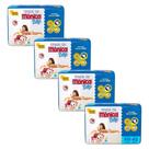 Kit 4 Fraldas Turma da Mônica Baby Mega XG com 42un cada
