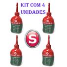 Kit 4 Frasco De Óleo Singer 100ml Lubrificante Para Maquina Costura