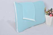 kit 4 Fronhas (2 Pares) Travesseiro Percal 100% Algodão 180 Fios 50x70cm Com Ziper