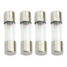 Kit 4 Fusível De Vidro 5 A Extensão Filtro Linha Segurança Energia Eletrica Proteção Sobre Carga