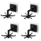 kit 4 gancho suporte multi utilidades para casa cozinha utensilios rotativo articulado