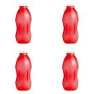 Kit 4 Garrafa de Agua Para Geladeira 2L Com Pegador Várias Cores 2 Litros ArcaPlast Modelo Frutas Kit 4 Garrafa de Agua Para Geladeira 2L Com Pegador Várias Cores 2 Litros ArcaPlast Modelo Frutas