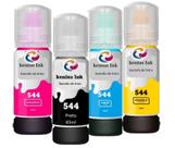 Kit 4 garrafa de tinta 544 Compativel para L3110 / L3150 / L3210 / L3250 / L5190