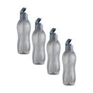 Kit 4 Garrafas de Água Tupperware Eco Tupper Chumbo 1L