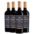 Kit 4 Garrafas Vinho Tinto Menage a Trois Bourbon Barrels Cabernet Sauvignon 750ml