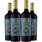 Kit 4 Garrafas Vinho Tinto Mendoza Argentina Carbonero Etico Malbec 750ml