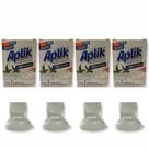 Kit 4 Gel Sanitário Adesivo Desinfetante Odorizador Vaso até 150 Descargas 7g Aplik - Envio Já Kit 4 Gel Sanitário Adesivo Desinfetante Odorizador Vaso até 150 Descargas 7g Aplik - Envio Já