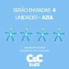 Kit 4 girafas estica e gruda melman pop it tubo tiktok com luz brinquedo para crianças