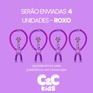 Kit 4 girafas estica e gruda melman pop it tubo tiktok com luz brinquedo para crianças