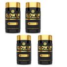 Kit 4 Glow UP Cabelo Pele e Unha Premium 500mg 4x60 cps Floral Ervas Kit 4 Glow UP Cabelo Pele e Unha Premium 500mg 4x60 cps Floral Ervas