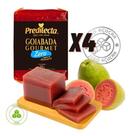 Kit 4 Goiabada Gourmet Zero Açúcar Predilecta Saudável 300g