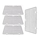 Kit 4 Grades Para Resfriar Alimentos Antiaderente Confeitaria Bolos Biscoitos 40x25cm