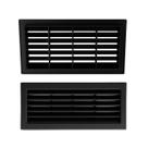 Kit 4 Grades Ventilação 30x13cm Preta Alta Qualidade