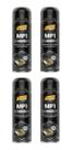 Kit 4 grafite em pó antigripante lubrificante a seco mp1 200ml