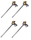 Kit 4 Grampo Sargento Aperto Rápido 450mm 18 Pol. Marcenaria
