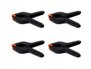 Kit 4 Grampos 3 Polegadas Plástico 3" 75mm Marceneiro Informartica