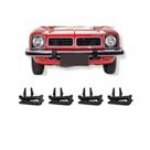Kit 4 Grampos Plásticos Fixação Aro Farol Chevette Marajó 73-82 Novo