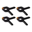 Kit 4 Grampos Sargento 3 Polegadas Reforçado Com Mola Para Marceneiro Multiuso 9,5x7,5x1,3cm - Daruj
