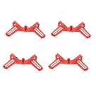 Kit 4 Grampos Sargento Angular 90o Para Canto 75mm Vermelho Kit 4 Grampos Sargento Angular 90o Para Canto 75mm Vermelho