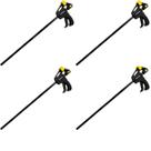 Kit-4 Grampos Tipo Sargento De Aperto Rápido 24" Pol 600mm para Marcenaria Fertak