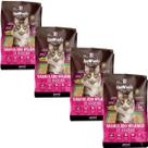 Kit 4 Granulados de Madeira Ipetwoods 2kg Areia Higiênica para Gatos