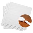 Kit 4 Guardanapo Ponto Ajour de Algodão Luxo Branco 40x40cm Wolff