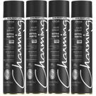 Kit 4 Hair Spray Charming Cless Extra Forte 72h Laque Jato Seco Fixador S/ Perfume 400ml