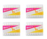 Kit 4 Hastes Flexíveis Baby Com Ponta De Algodão - Ricca Kit 4 Hastes Flexíveis Baby Com Ponta De Algodão - Ricca