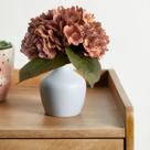 Kit 4 Hortênsias Artificiais com Caule Flexível e Flor em Tecido Decoração Sofisticada - DE3623