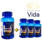 Kit 4 Hyluminize Face colágeno ácido hialurônico 60 caps