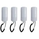 Kit 4 Interfones de Condomínio Intelbras TDMI 300 com Teclas de Portaria e Fechadura
